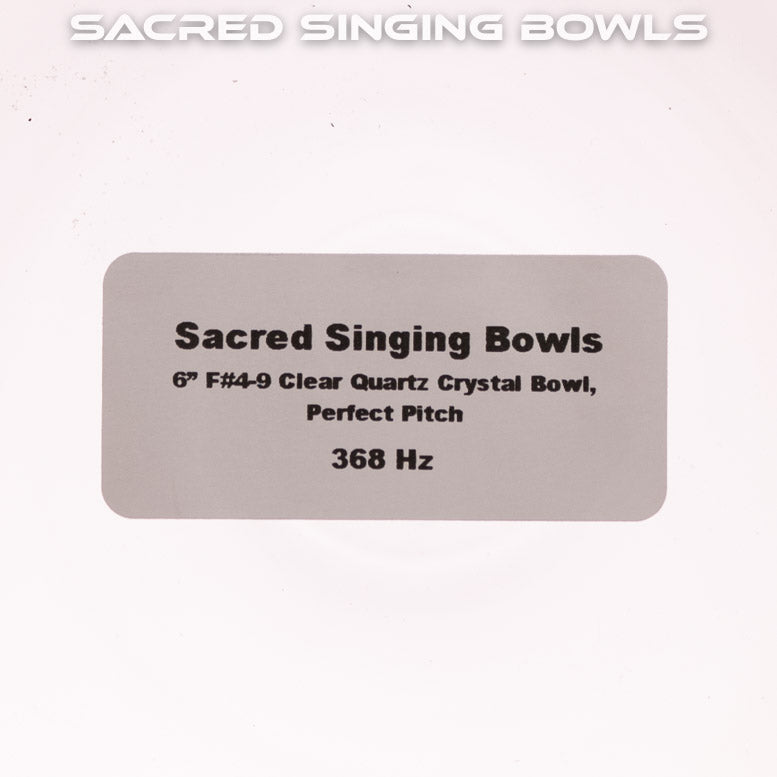 Clear Quartz Singing Bowls from Bowls of Sound