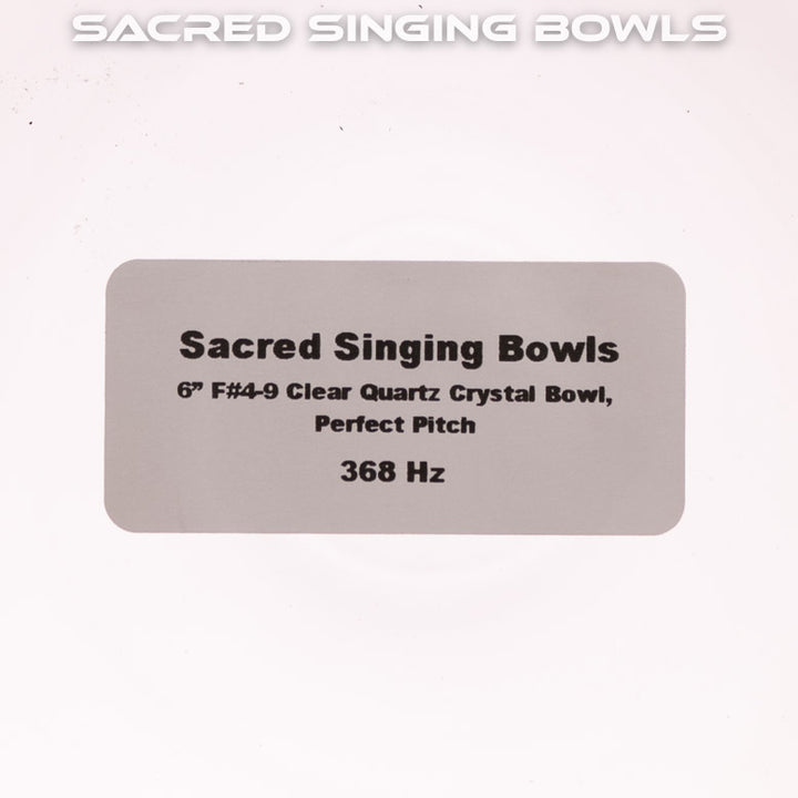 Clear Quartz Singing Bowls from Bowls of Sound