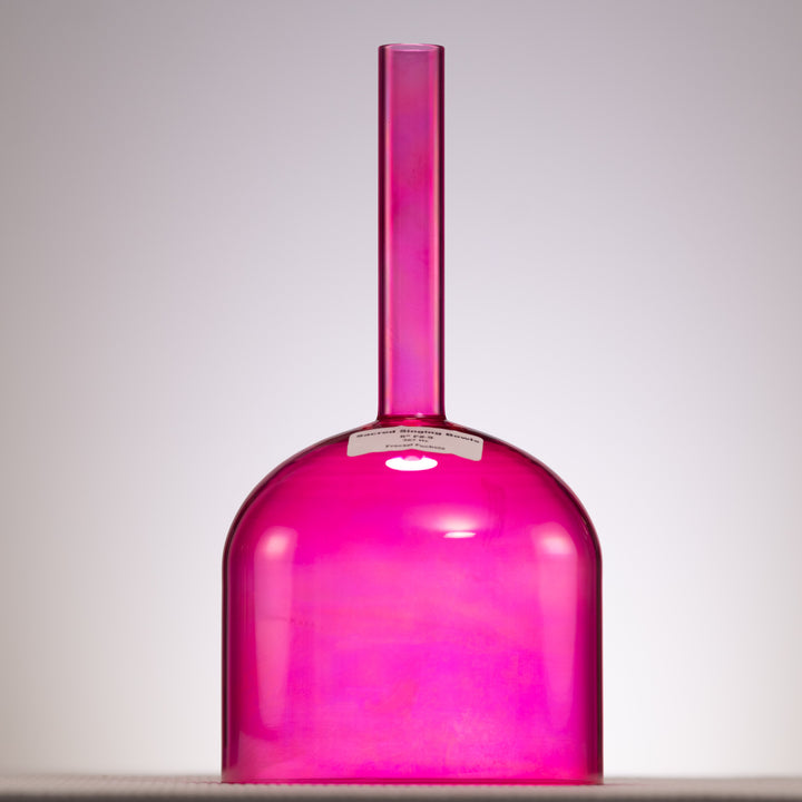 Pink crystal singing bowl