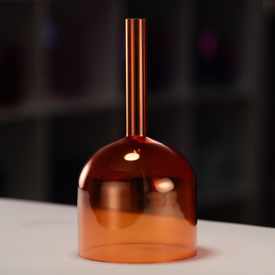 6" F#+25 Setting Sun Crystal Singing Bowl, Handheld from Bowls of Sound