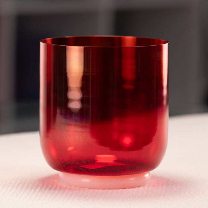 Red & orange crystal sound bowl