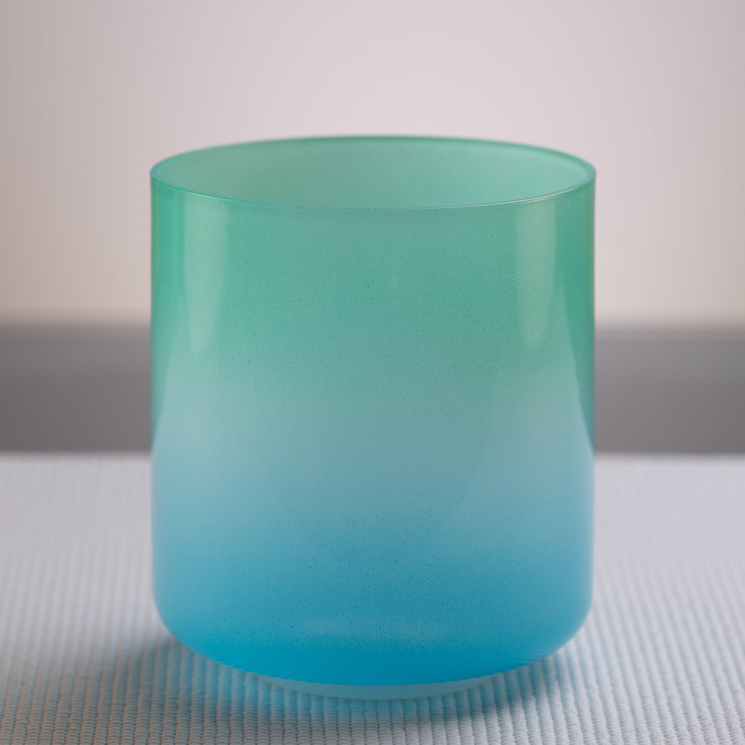 6" G-35 Turquoise Tide Crystal Singing Bowl from Bowls of Sound