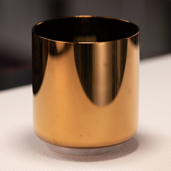 6" G-36 Golden Light Crystal Singing Bowl from Bowls of Sound