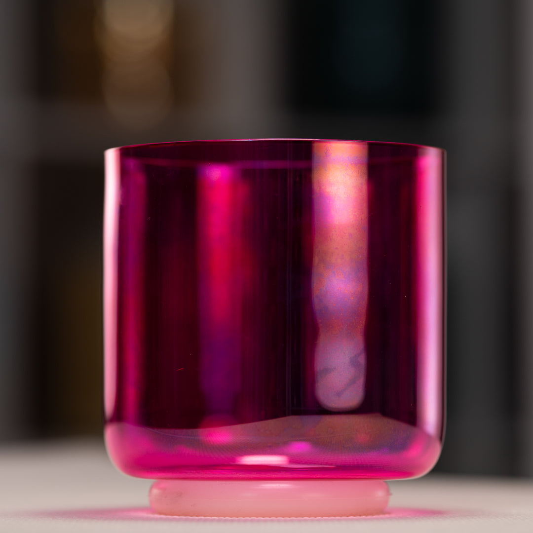 6" G-42 Fractal Fuchsia Singing Bowl from Sacred Singing Bowls™