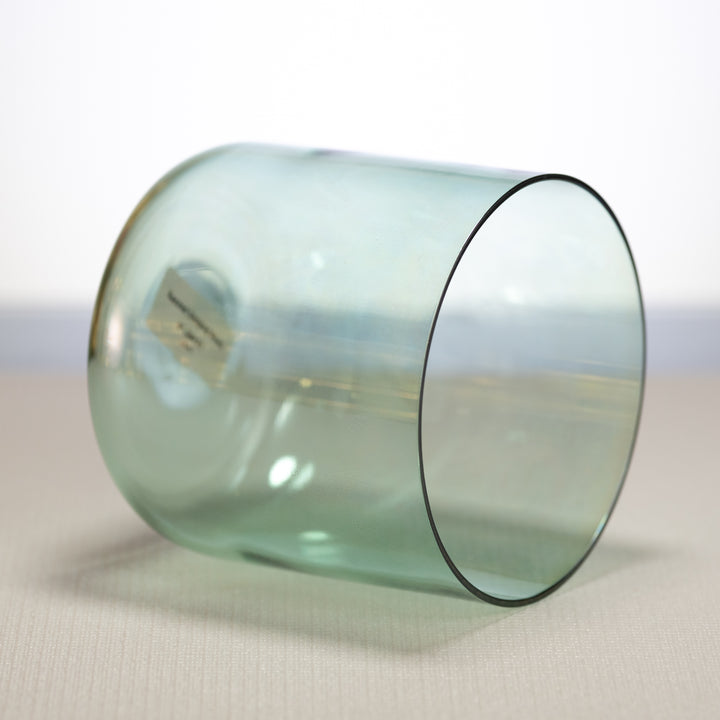 Green crystal sound bowl