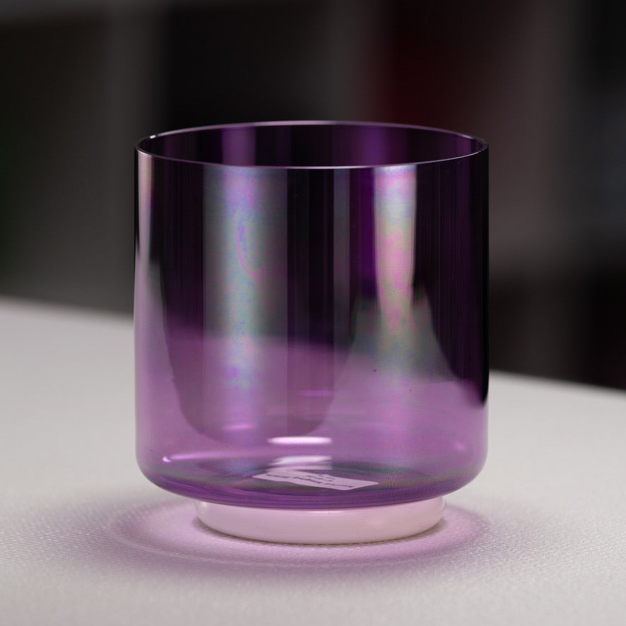 6" G+26 Lavender Lotus Crystal Singing Bowl from Bowls of Sound