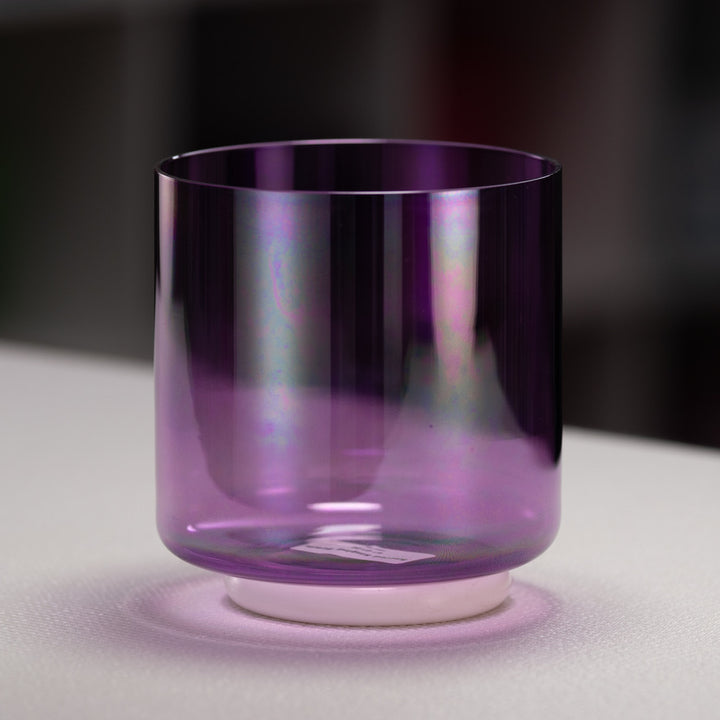 6" G+26 Lavender Lotus Crystal Singing Bowl from Bowls of Sound