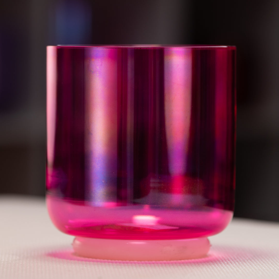 6" G#+44 Fractal Fuchsia Singing Bowl from Bowls of Sound