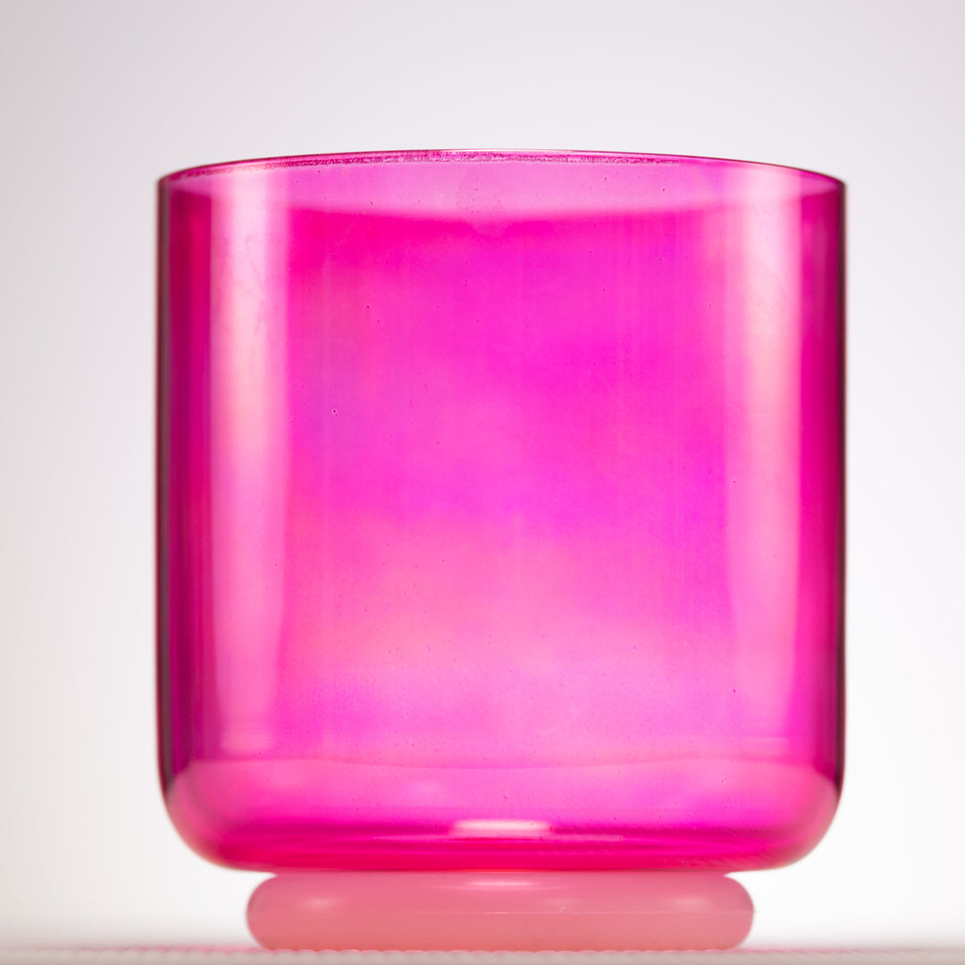 6" G#+44 Fractal Fuchsia Singing Bowl from Sacred Singing Bowls™