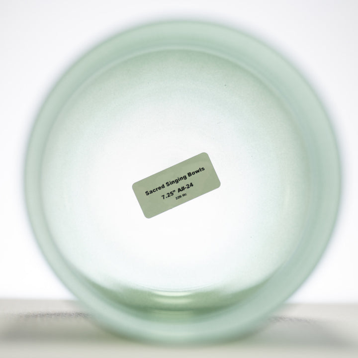Green A# note singing bowl