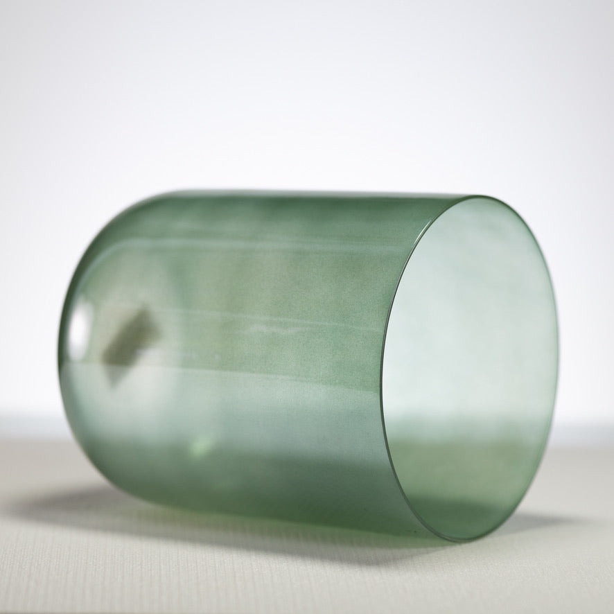 Small green singing bowl
