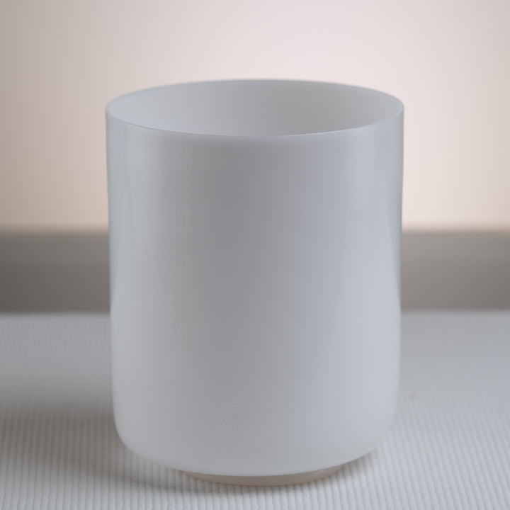 7.25" B+14 White Light Quartz Crystal Singing Bowl from Bowls of Sound