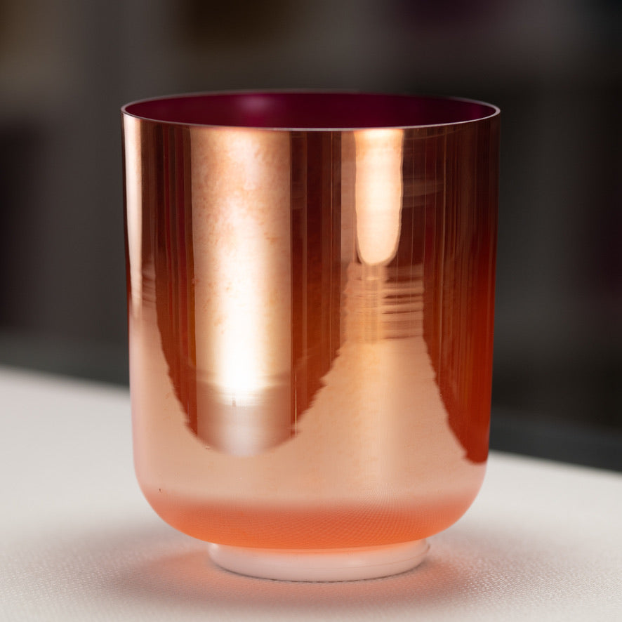7.25" C-13 Sunset Bloom Crystal Singing Bowl from Bowls of Sound