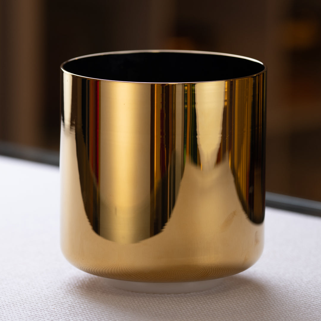 7.25" C#-36 Golden Light Crystal Singing Bowl from Bowls of Sound
