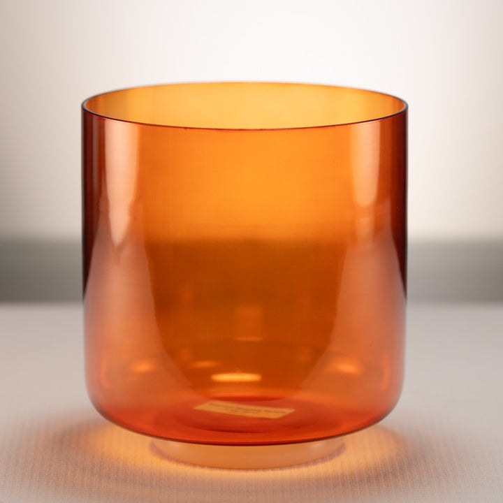 7.25" C#-47 Setting Sun Crystal Singing Bowl from Sacred Singing Bowls