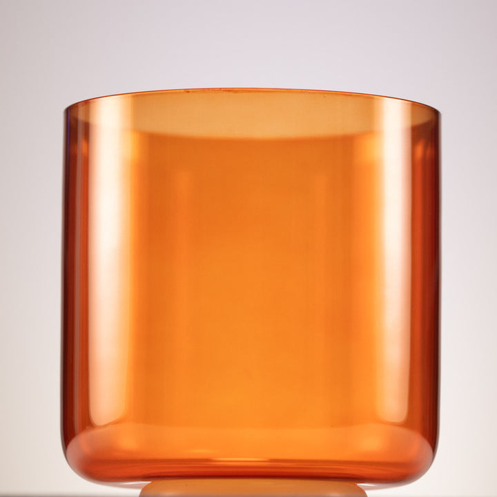 Crystal Singing Bowl in Orange