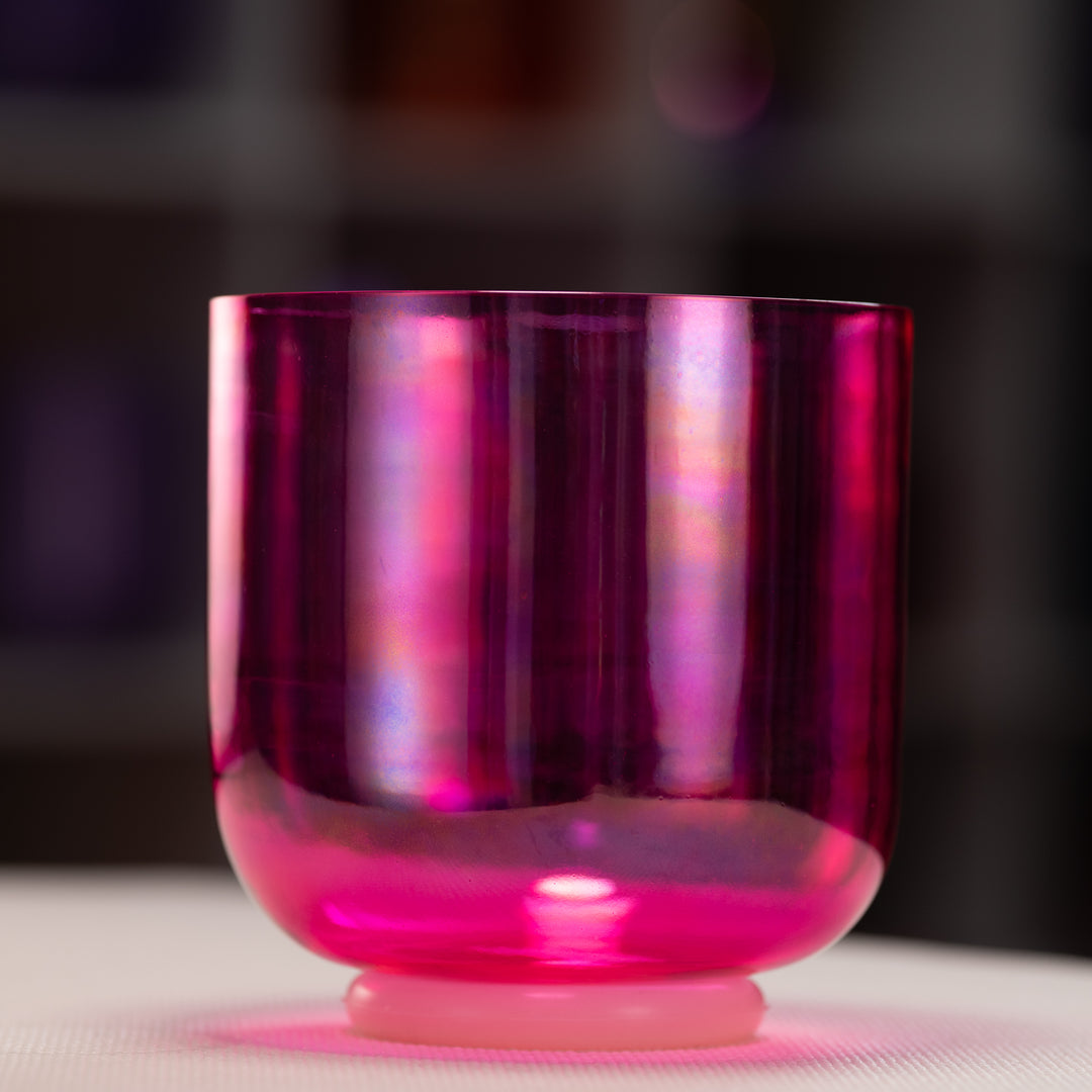 7.25" C#+15 Fractal Fuchsia Singing Bowl from Bowls of Sound