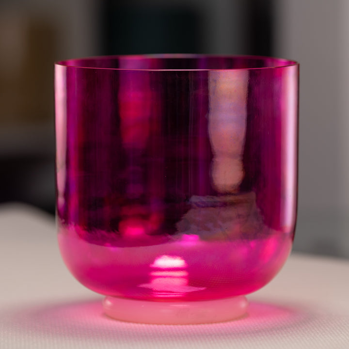 7.25" C#+15 Fractal Fuchsia Singing Bowl from Sacred Singing Bowls™