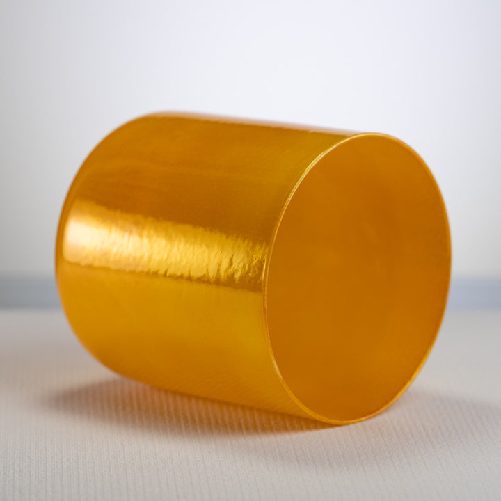 Yellow sacral chakra singing bowl