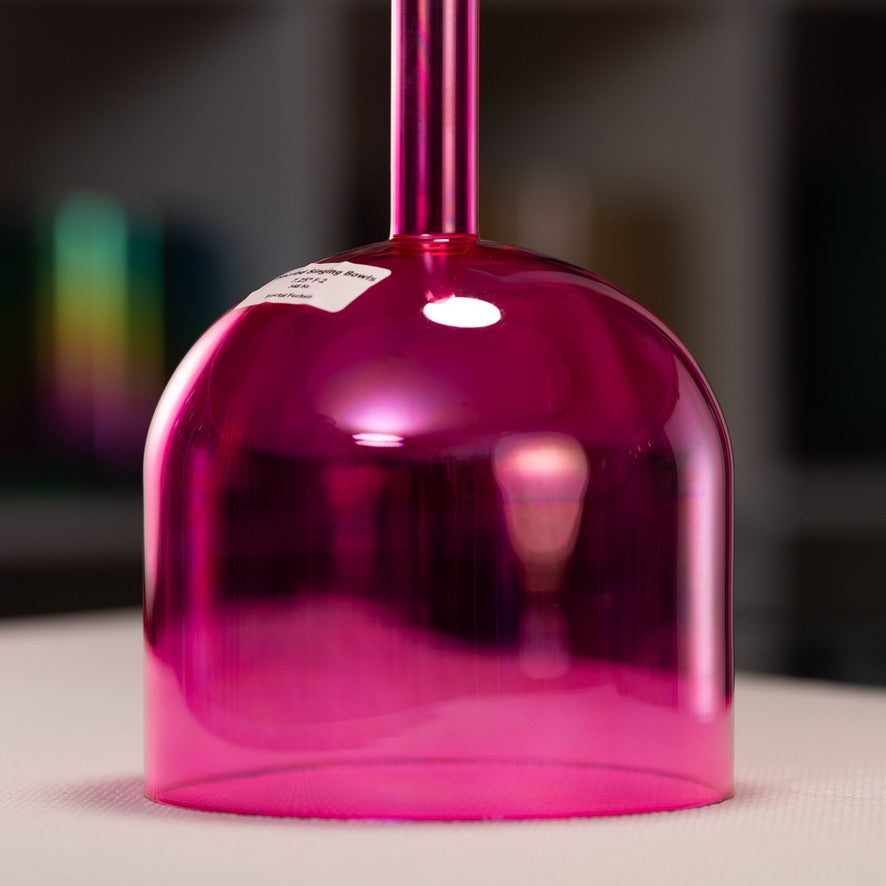 7.25" F-2 Fractal Fuchsia Handheld Singing Bowl from Sacred Singing Bowls™