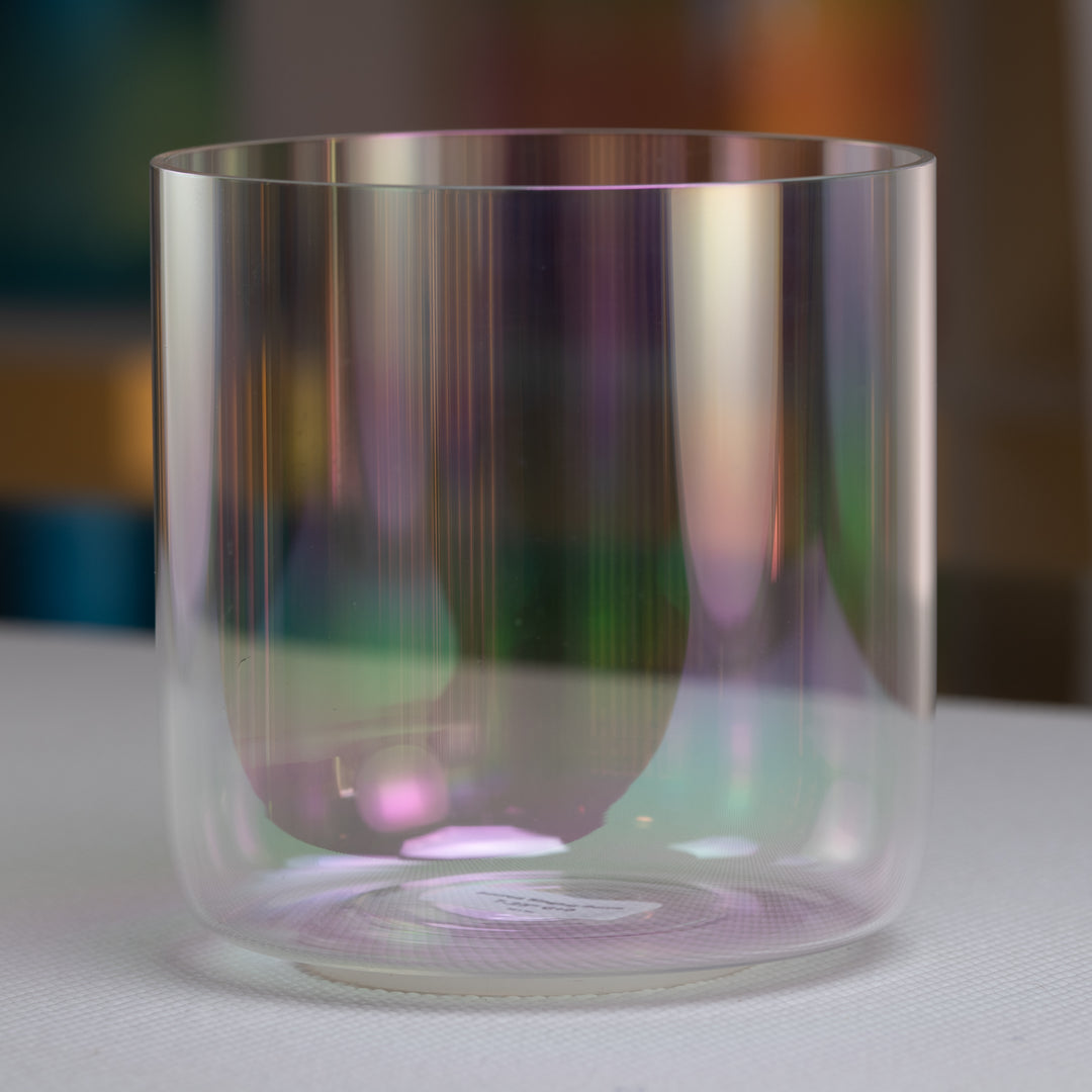 7.25" G+0 Prismatic Rainbow Bowl from Bowls of Sound