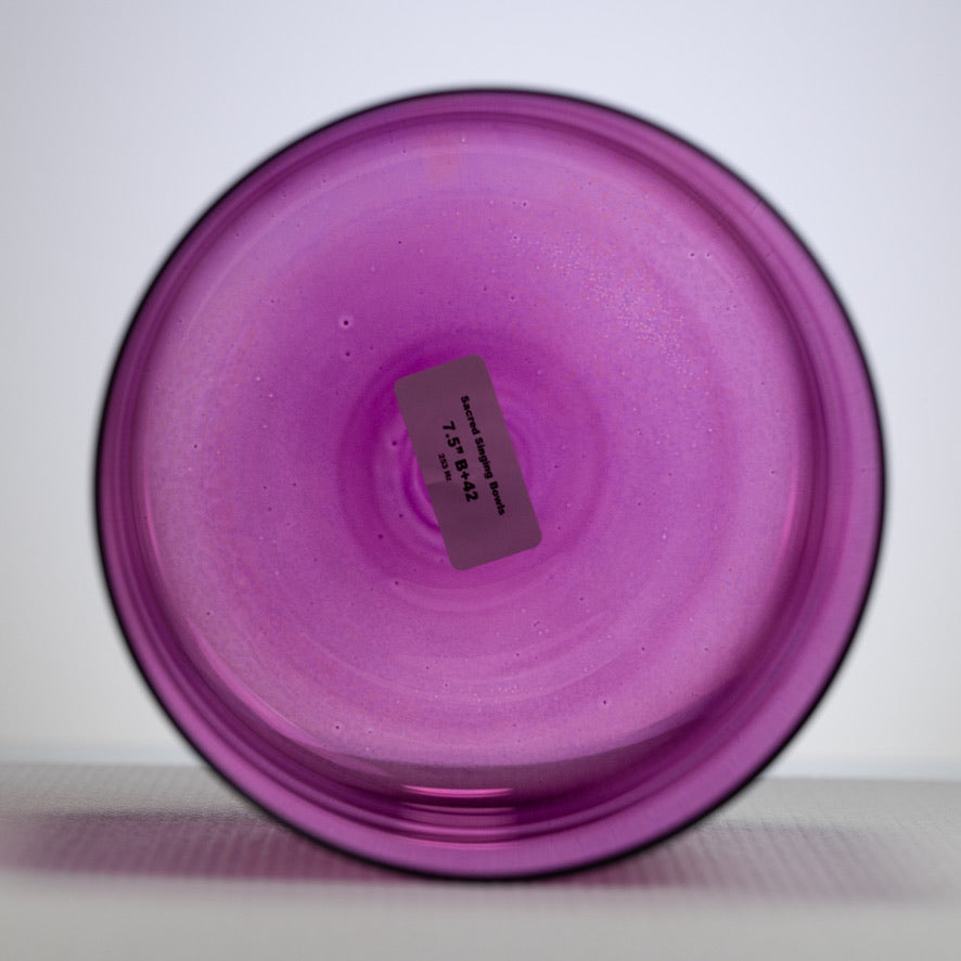 Purple crown chakra singing bowl