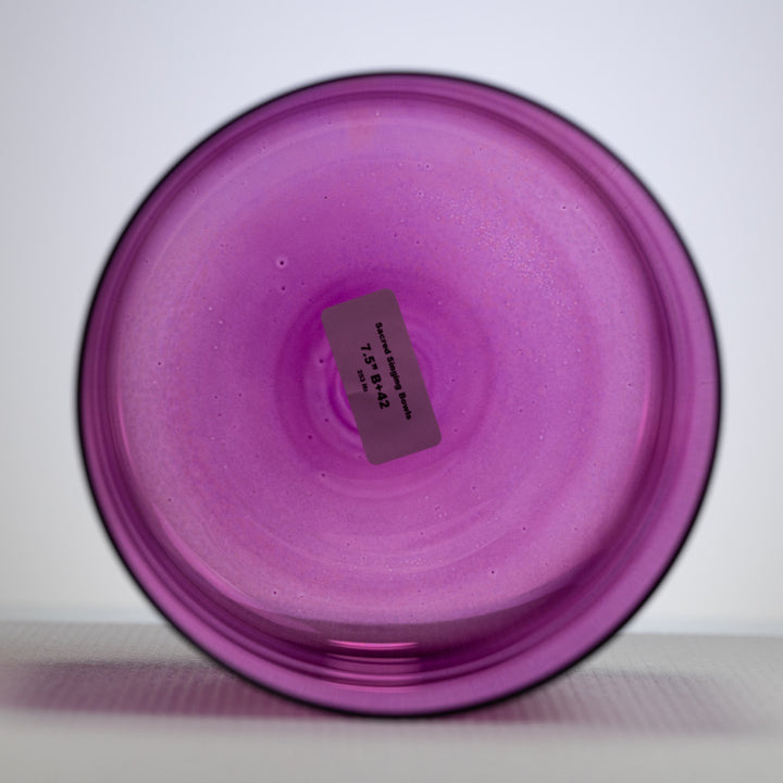 Purple crown chakra singing bowl