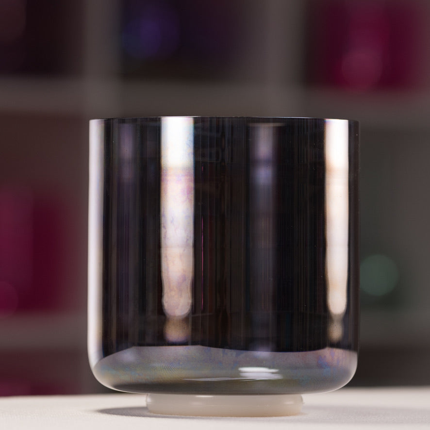 Root chakra crystal singing bowl