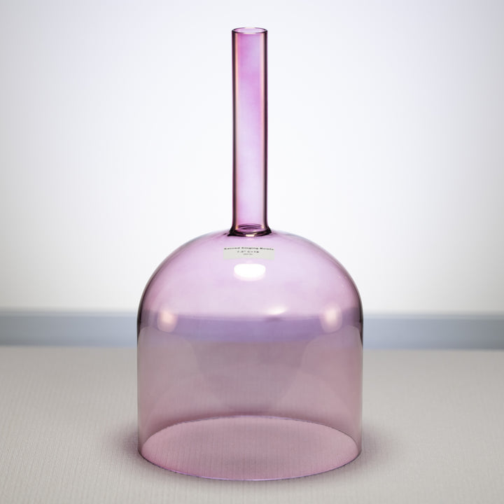 Handheld crystal singing bowl