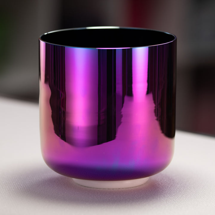 7.5" C#+27 Celestial Rainbow Singing Bowl from Sacred Singing Bowls™