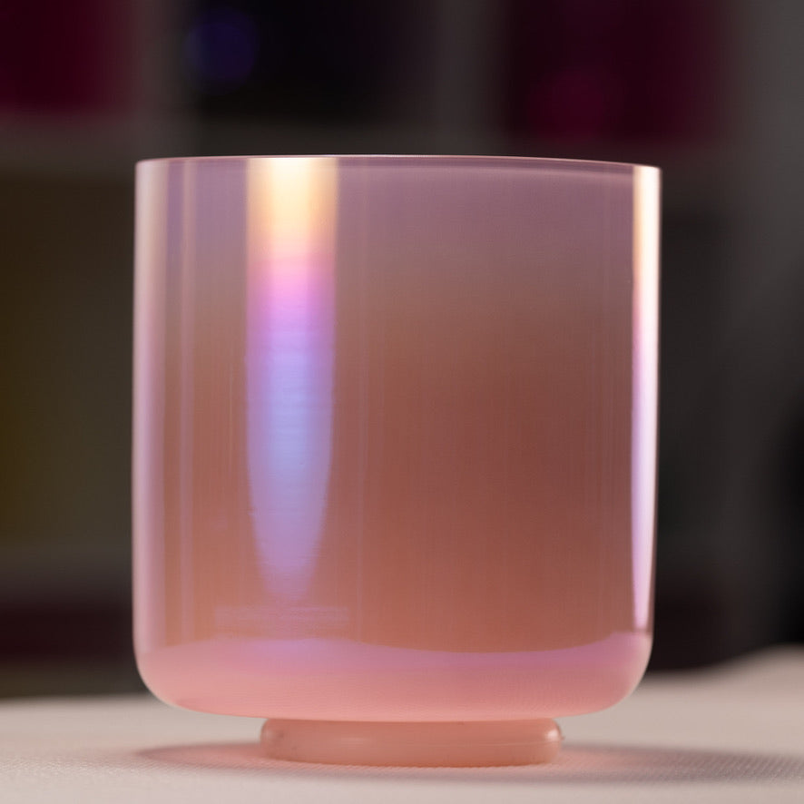 7.5" C+27 Goddess Glow Crystal Singing Bowl from Sacred Singing Bowls™