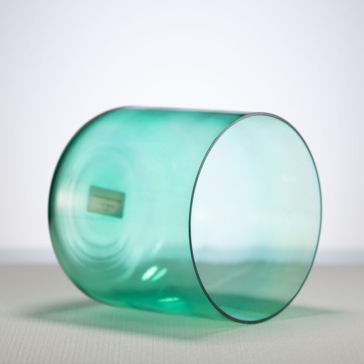 Green crystal sound bowl