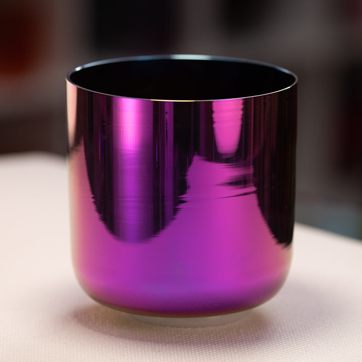 7.5" C+46 Celestial Rainbow Crystal Singing Bowl from Bowls of Sound