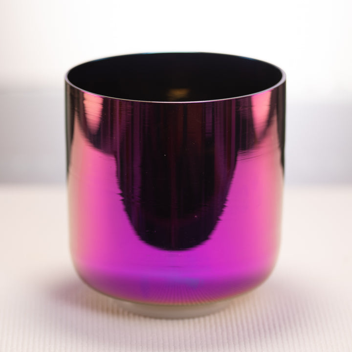 7.5" C+46 Celestial Rainbow Crystal Singing Bowl from Sacred Singing Bowls™