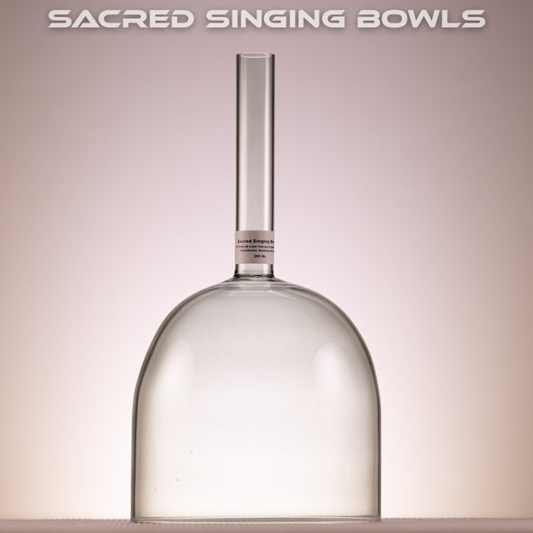 7.5" C#+48 Sacred Sage Handheld Crystal Singing Bowl from Bowls of Sound