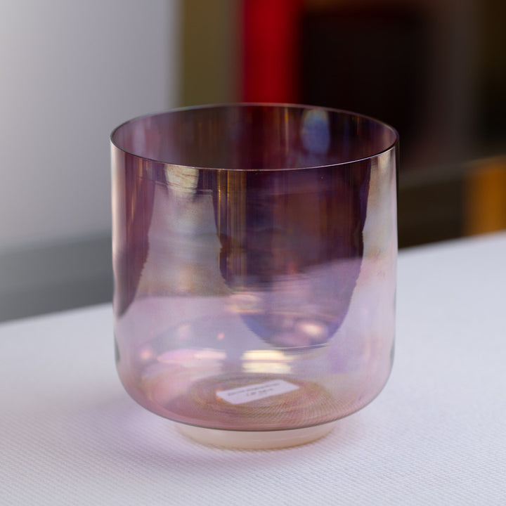 7.5" C#+6 Solar Violet Crystal Singing Bowl from Bowls of Sound