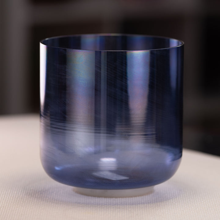 7.5" D+19 Indigo Child Crystal Singing Bowl from Bowls of Sound