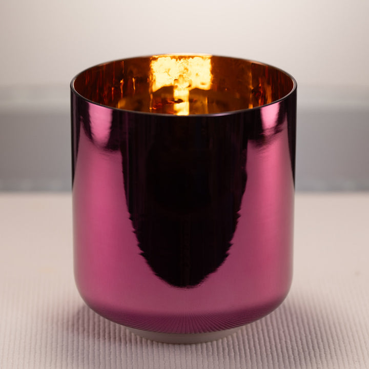 Pink & Gold Crystal Singing Bowl