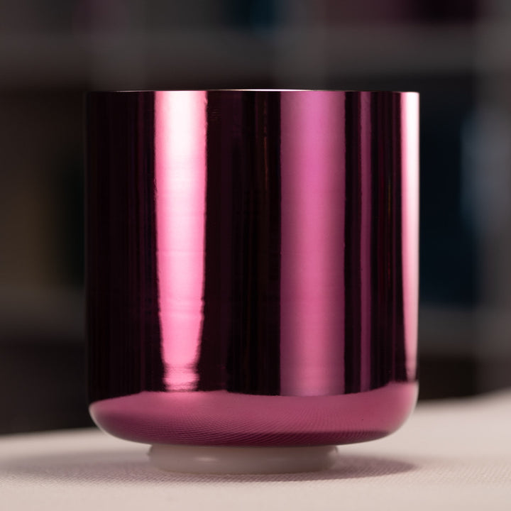 Pink Crystal Singing Bowl for Sound healing