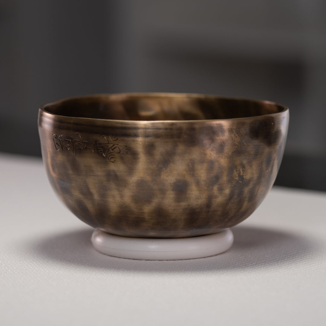 7.5" F#-30 Full Moon Himalayan Singing Bowl from Sacred Singing Bowls™