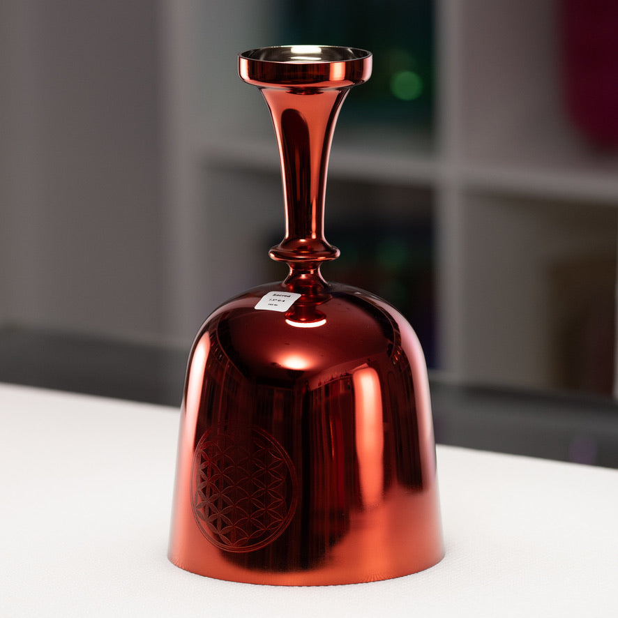 7.5" G-4 Solara Singing Chalice with Flower of Life from Bowls of Sound