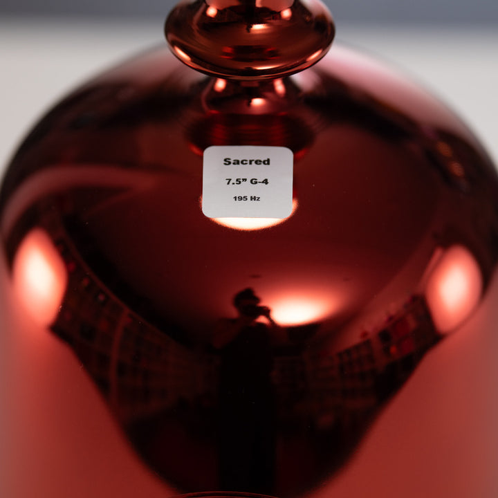 Close Up of a Sacred Singing Bowl product tag