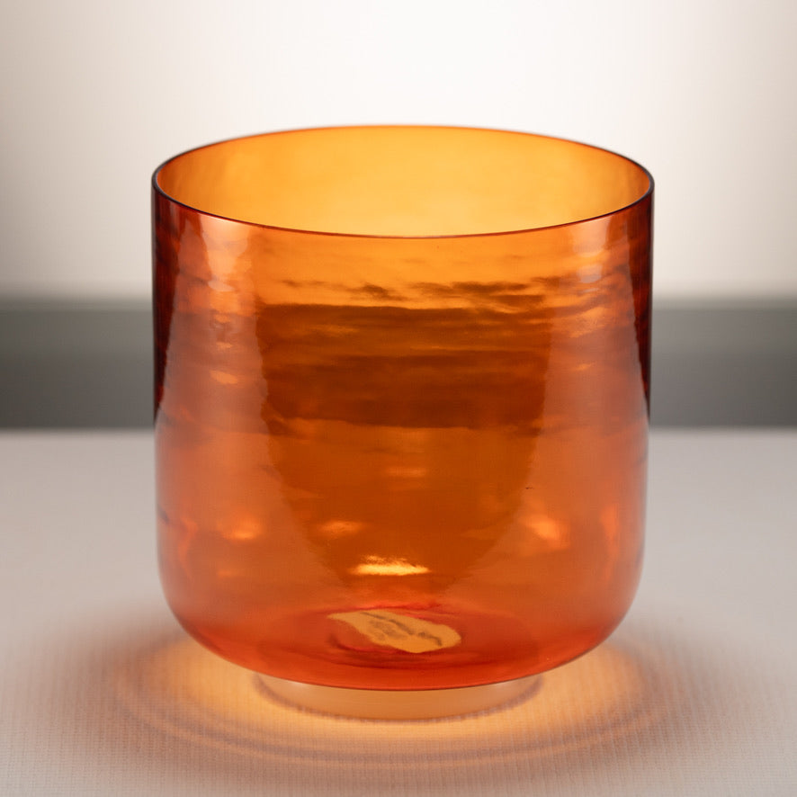 7.5" G#+47 Setting Sun Crystal Singing Bowl from Sacred Singing Bowls™