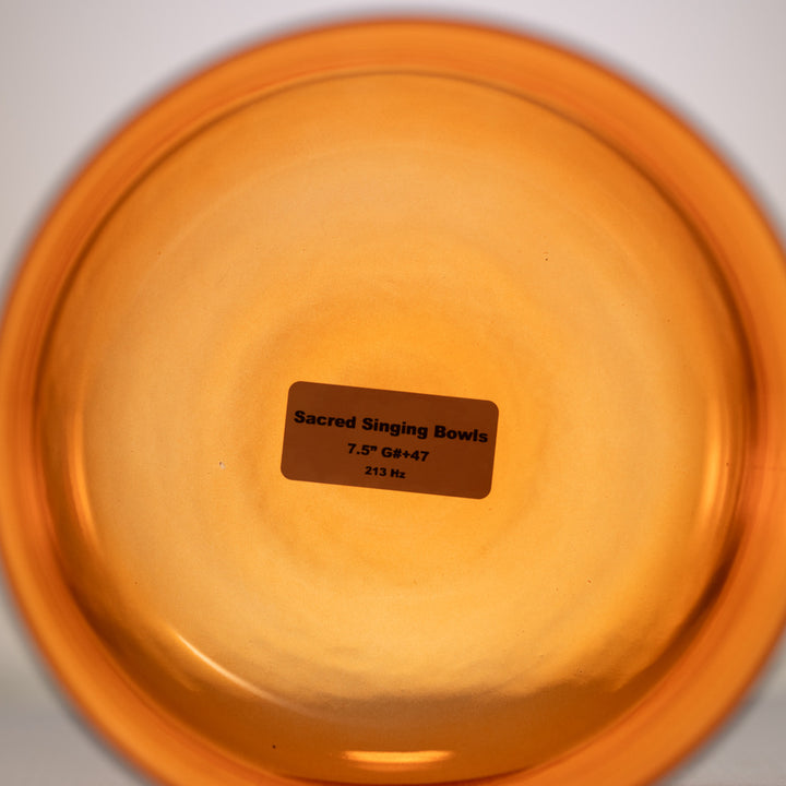 Orange Singing Bowl for Sound healing