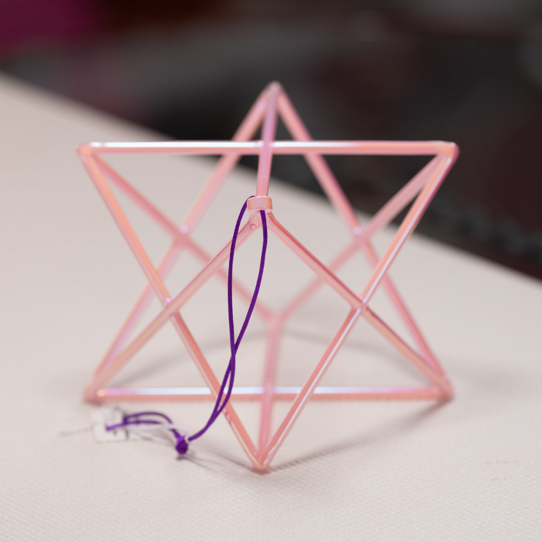 7.5" Goddess Glow Crystal Merkaba from Bowls of Sound
