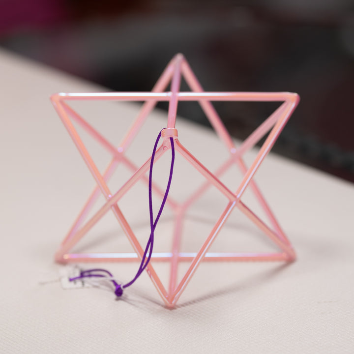 7.5" Goddess Glow Crystal Merkaba from Bowls of Sound