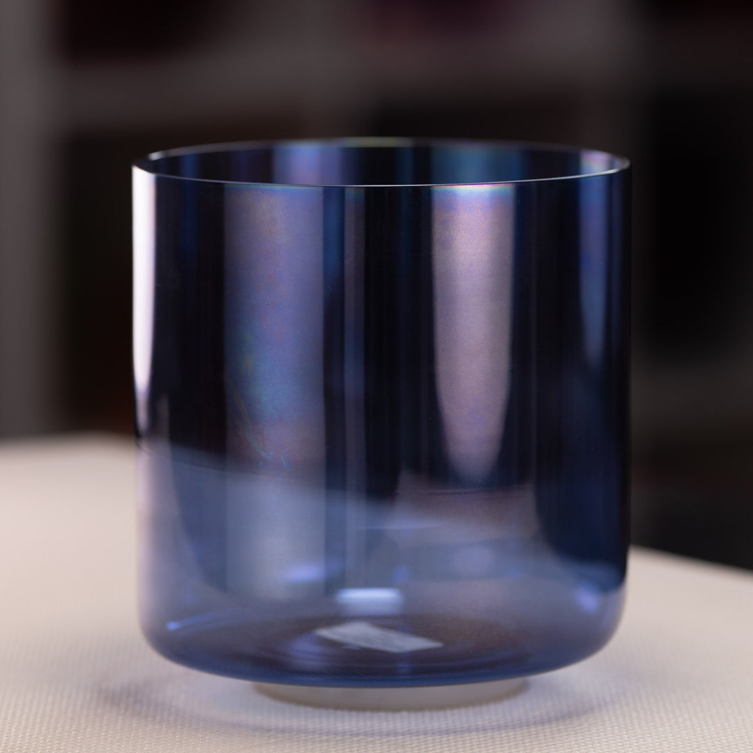7.75" A#-21 Indigo Child Crystal Singing Bowl from Bowls of Sound