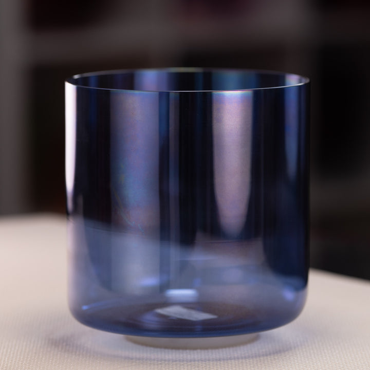 7.75" A#-21 Indigo Child Crystal Singing Bowl from Bowls of Sound