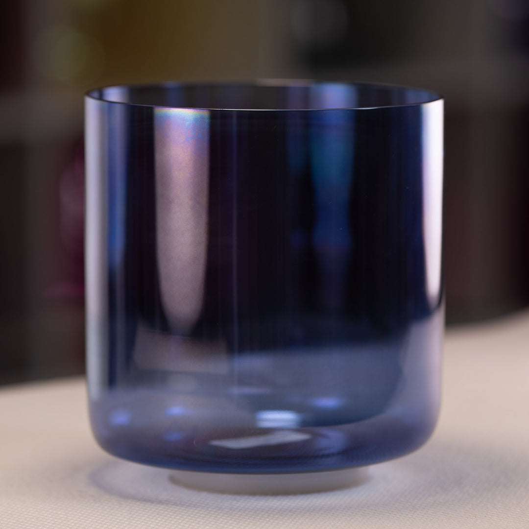 7.75" A#-21 Indigo Child Crystal Singing Bowl from Bowls of Sound