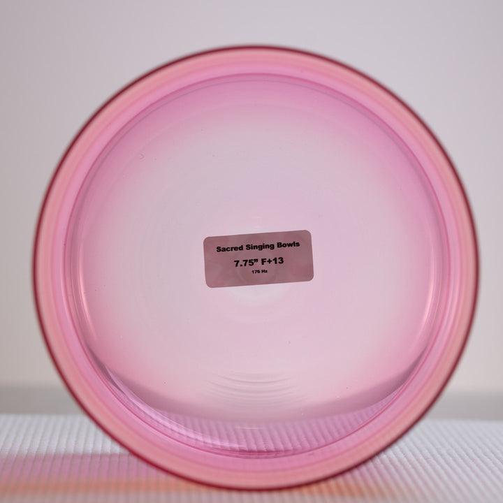 Sacred Singing Bowls™ product label with bowl specifications